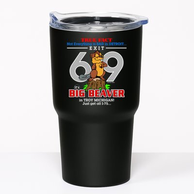 Detroit True Fact Big Beaver Exit 69 Tumbler