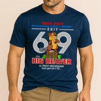 Detroit True Fact Big Beaver Exit 69 Performance Shirt