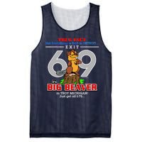 Detroit True Fact Big Beaver Exit 69 Mesh Reversible Basketball Jersey Tank