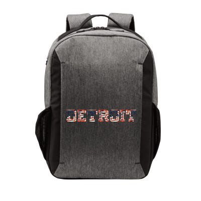 Detroit USA FLAG Grunge Vector Backpack