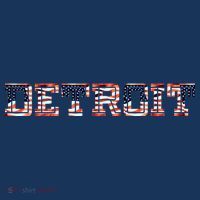 Detroit USA FLAG Grunge 16 in Basic Backpack
