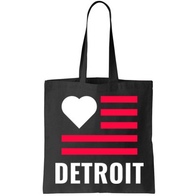 Detroit USA Flag Love Bag