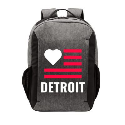 Detroit USA Flag Love Vector Backpack