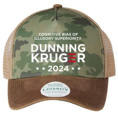 Dunningkruger Effect Unaware Behavior Humorous Psychology Legacy Tie Dye Trucker Hat
