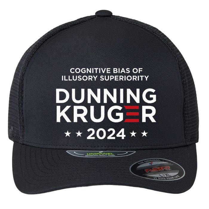 Dunningkruger Effect Unaware Behavior Humorous Psychology Flexfit Unipanel Trucker Cap
