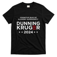 Dunningkruger Effect Unaware Behavior Humorous Psychology T-Shirt