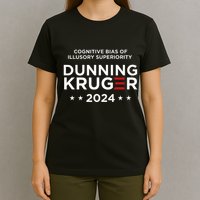 Dunningkruger Effect Unaware Behavior Humorous Psychology T-Shirt