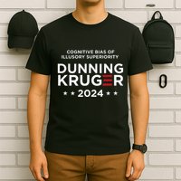 Dunningkruger Effect Unaware Behavior Humorous Psychology T-Shirt