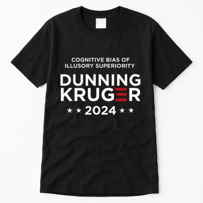 Dunningkruger Effect Unaware Behavior Humorous Psychology Tall T-Shirt