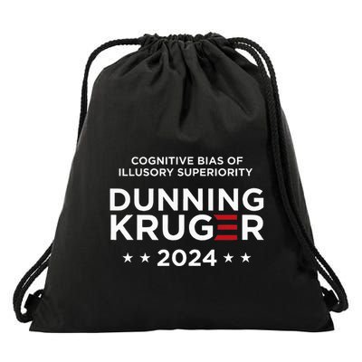 Dunningkruger Effect Unaware Behavior Humorous Psychology Drawstring Bag
