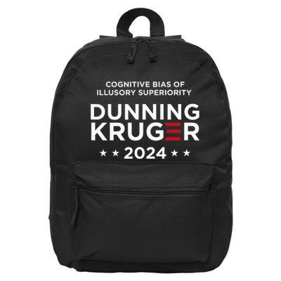 Dunningkruger Effect Unaware Behavior Humorous Psychology 16 in Basic Backpack