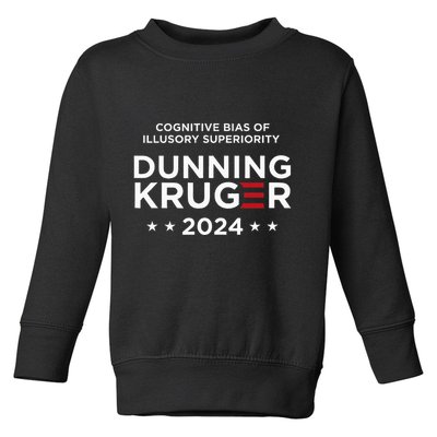 Dunningkruger Effect Unaware Behavior Humorous Psychology Toddler Sweatshirt