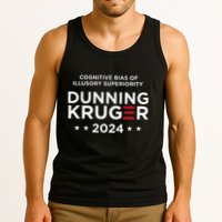 Dunningkruger Effect Unaware Behavior Humorous Psychology Tank Top