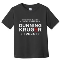 Dunningkruger Effect Unaware Behavior Humorous Psychology Toddler T-Shirt