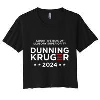 Dunningkruger Effect Unaware Behavior Humorous Psychology Crop Top