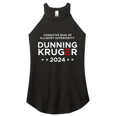Dunningkruger Effect Unaware Behavior Humorous Psychology Women's Perfect Tri Rocker Tank