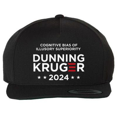 Dunningkruger Effect Unaware Behavior Humorous Psychology Wool Snapback Cap
