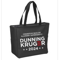 Dunningkruger Effect Unaware Behavior Humorous Psychology Zip Tote Bag