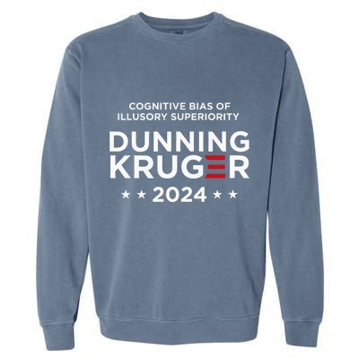 Dunningkruger Effect Unaware Behavior Humorous Psychology Garment-Dyed Sweatshirt