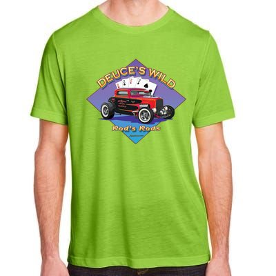 Deuce's Wild Hot Rod Larry Grossman Adult ChromaSoft Performance T-Shirt