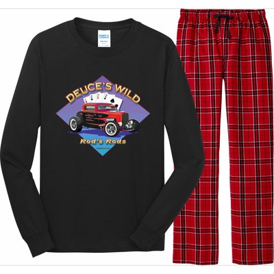 Deuce's Wild Hot Rod Larry Grossman Long Sleeve Pajama Set