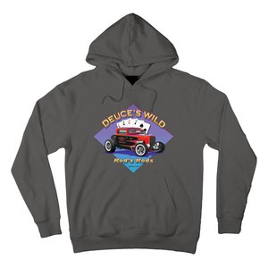 Deuce's Wild Hot Rod Larry Grossman Hoodie