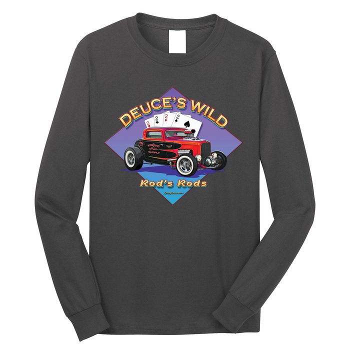 Deuce's Wild Hot Rod Larry Grossman Long Sleeve Shirt