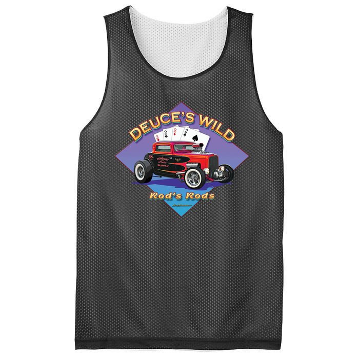 Deuce's Wild Hot Rod Larry Grossman Mesh Reversible Basketball Jersey Tank