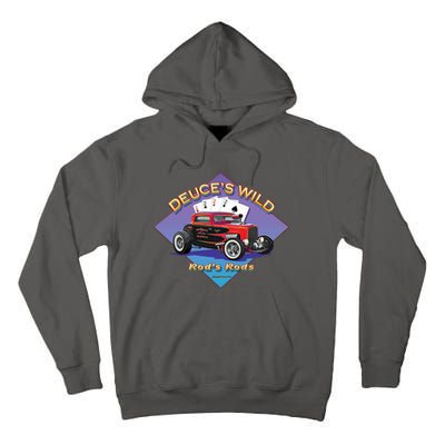 Deuce's Wild Hot Rod Larry Grossman Tall Hoodie