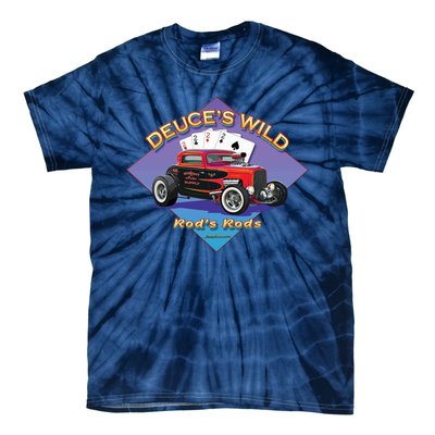 Deuce's Wild Hot Rod Larry Grossman Tie-Dye T-Shirt