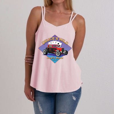 Deuce's Wild Hot Rod Larry Grossman Women's Strappy Tank