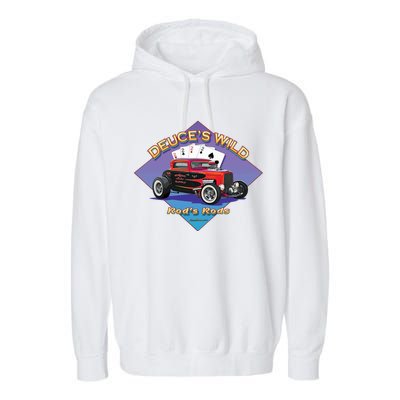 Deuce's Wild Hot Rod Larry Grossman Garment-Dyed Fleece Hoodie