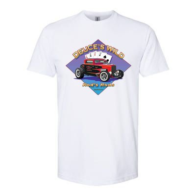 Deuce's Wild Hot Rod Larry Grossman Softstyle CVC T-Shirt