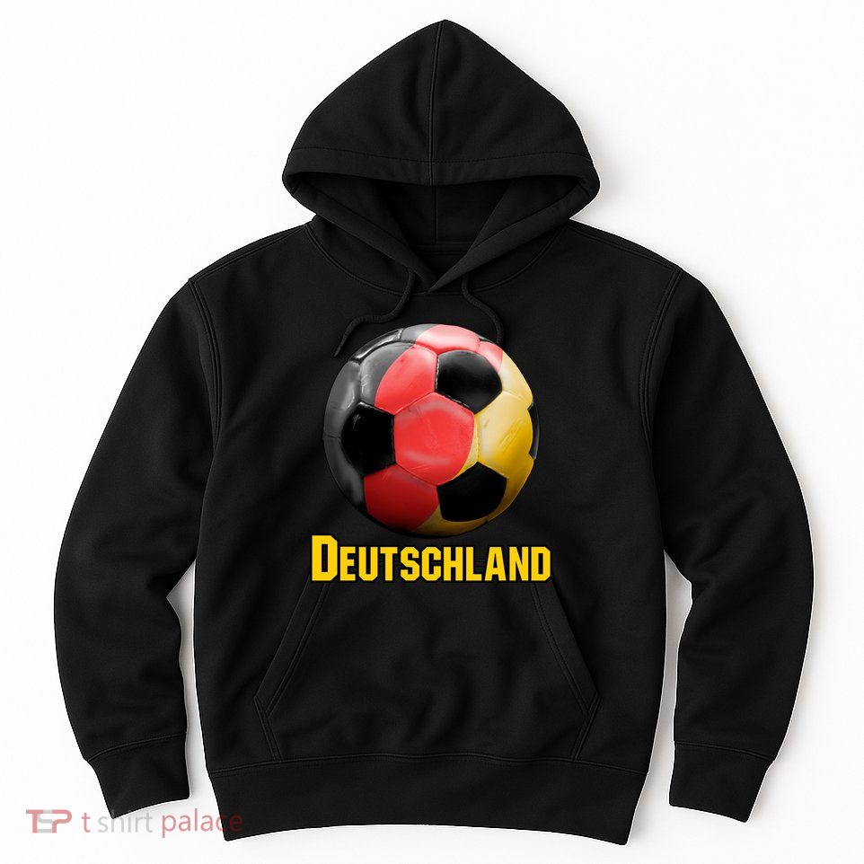 Deutschland German Flag Germany Soccer Style Hoodie
