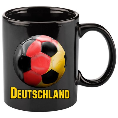Deutschland German Flag Germany Soccer Style 11oz C Handle Ceramic Mug