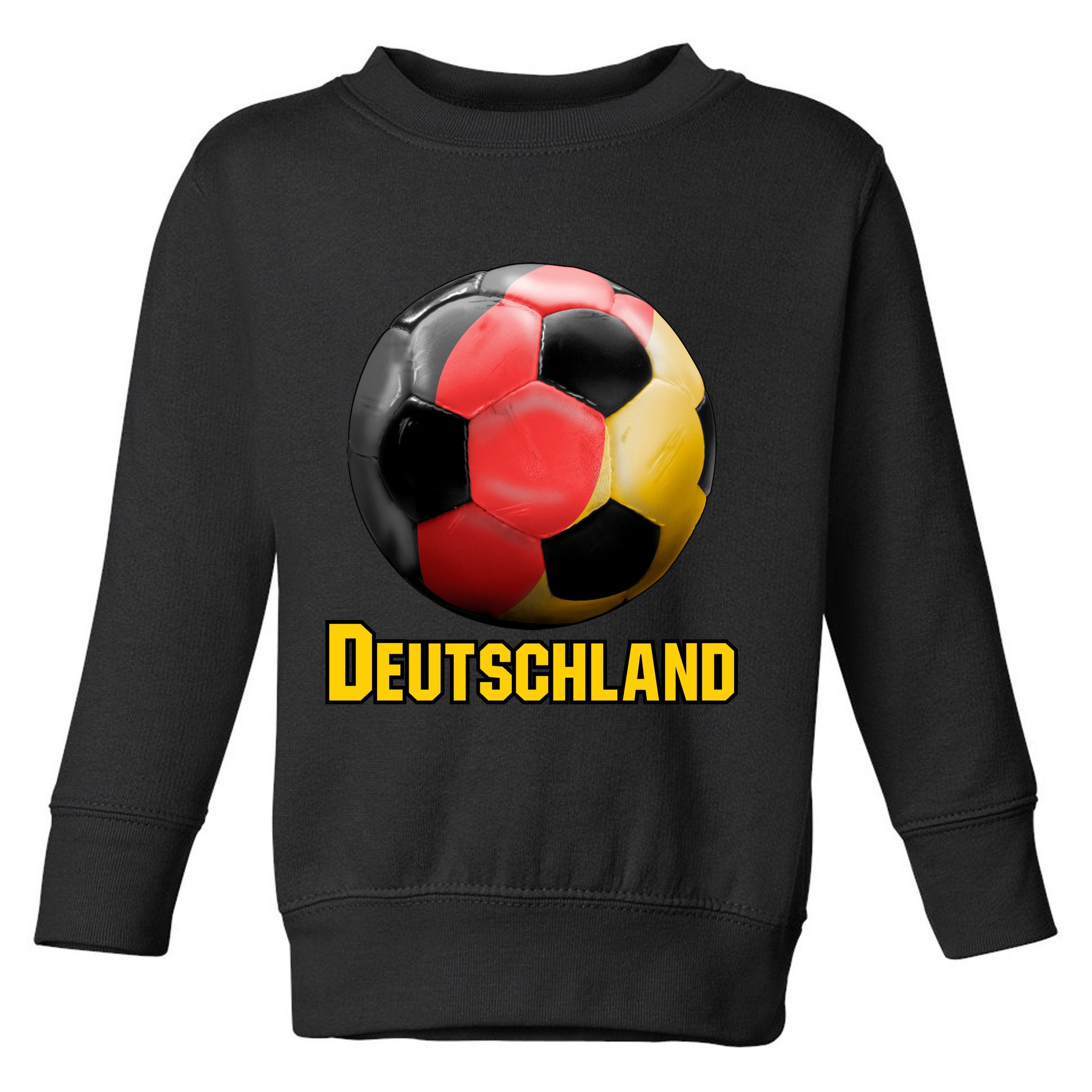 Deutschland German Flag Germany Soccer Style Toddler Sweatshirt