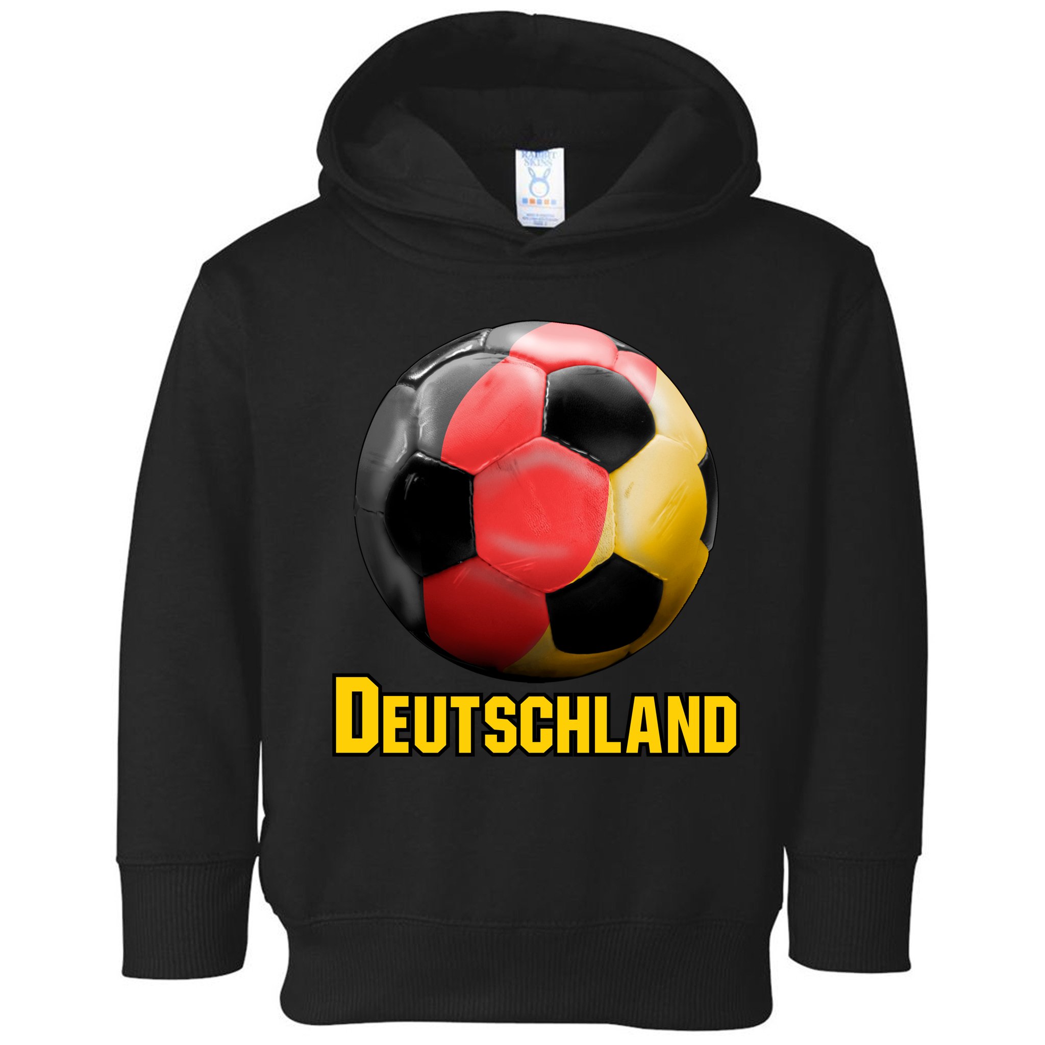Deutschland German Flag Germany Soccer Style Toddler Hoodie
