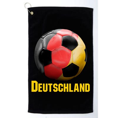 Deutschland German Flag Germany Soccer Style Golf Towel