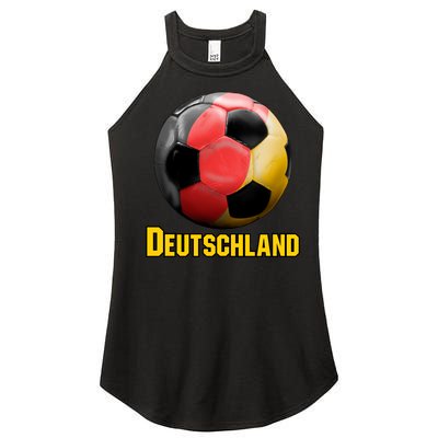 Deutschland German Flag Germany Soccer Style Women’s Perfect Tri Rocker Tank