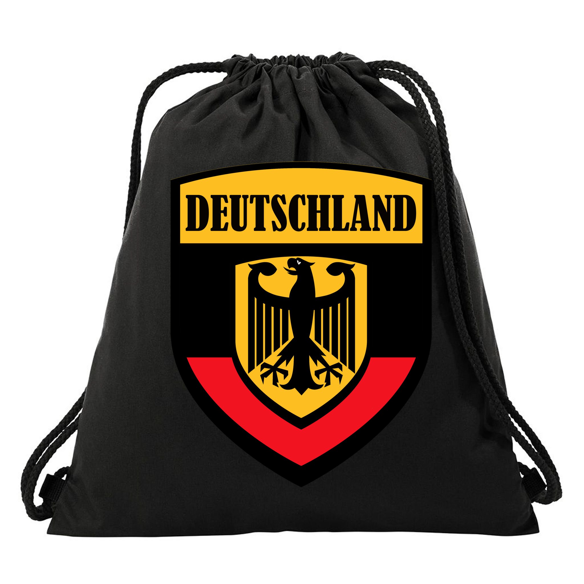 Deutschland Germany Crest Drawstring Bag