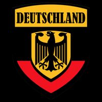 Deutschland Germany Crest Drawstring Bag
