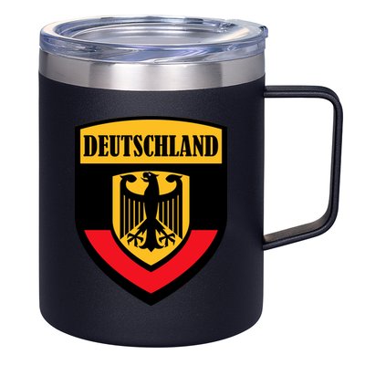 Deutschland Germany Crest 12oz Stainless Steel Coffee Mug
