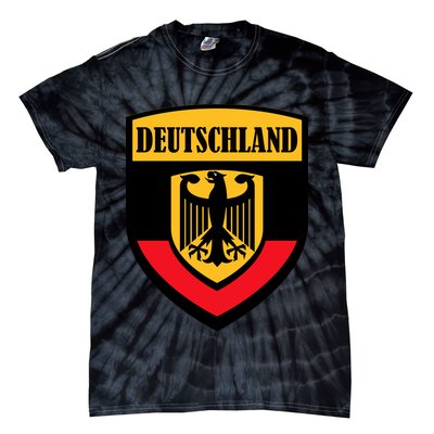 Deutschland Germany Crest Tie-Dye T-Shirt