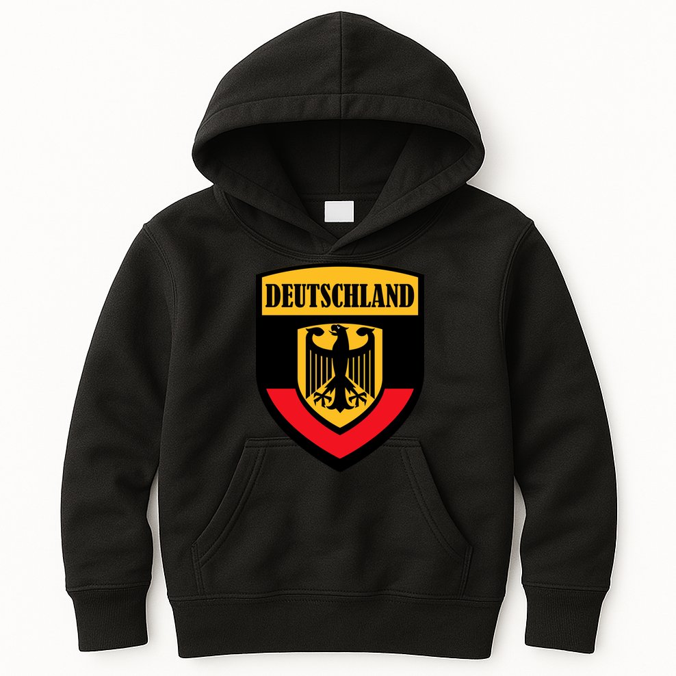 Deutschland Germany Crest Kids Hoodie