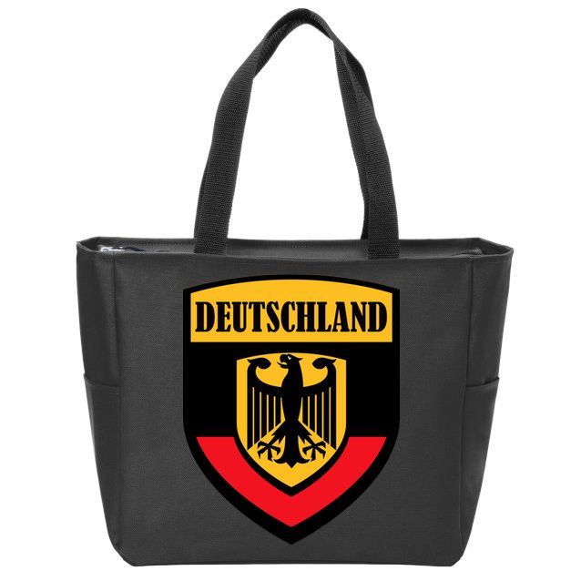 Deutschland Germany Crest Zip Tote Bag