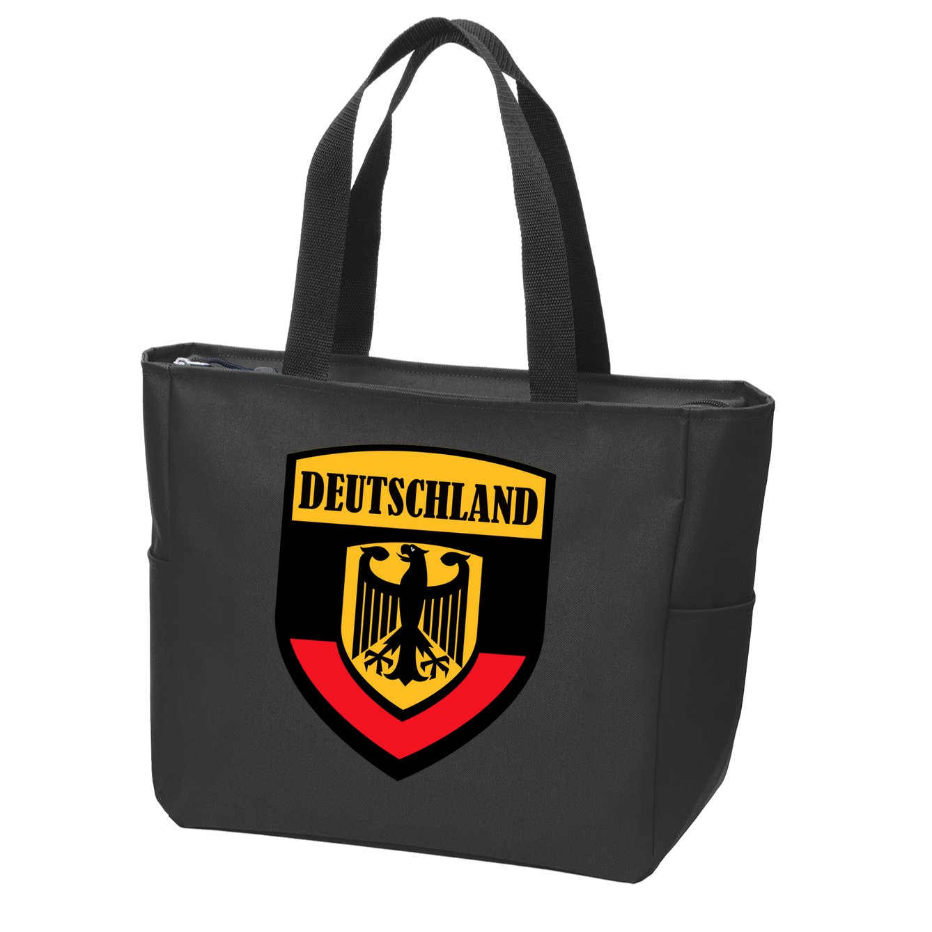Deutschland Germany Crest Zip Tote Bag