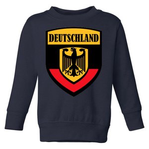 Deutschland Germany Crest Toddler Sweatshirt