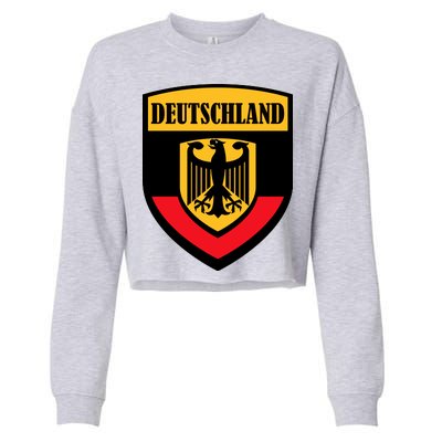 Deutschland Germany Crest Cropped Pullover Crew