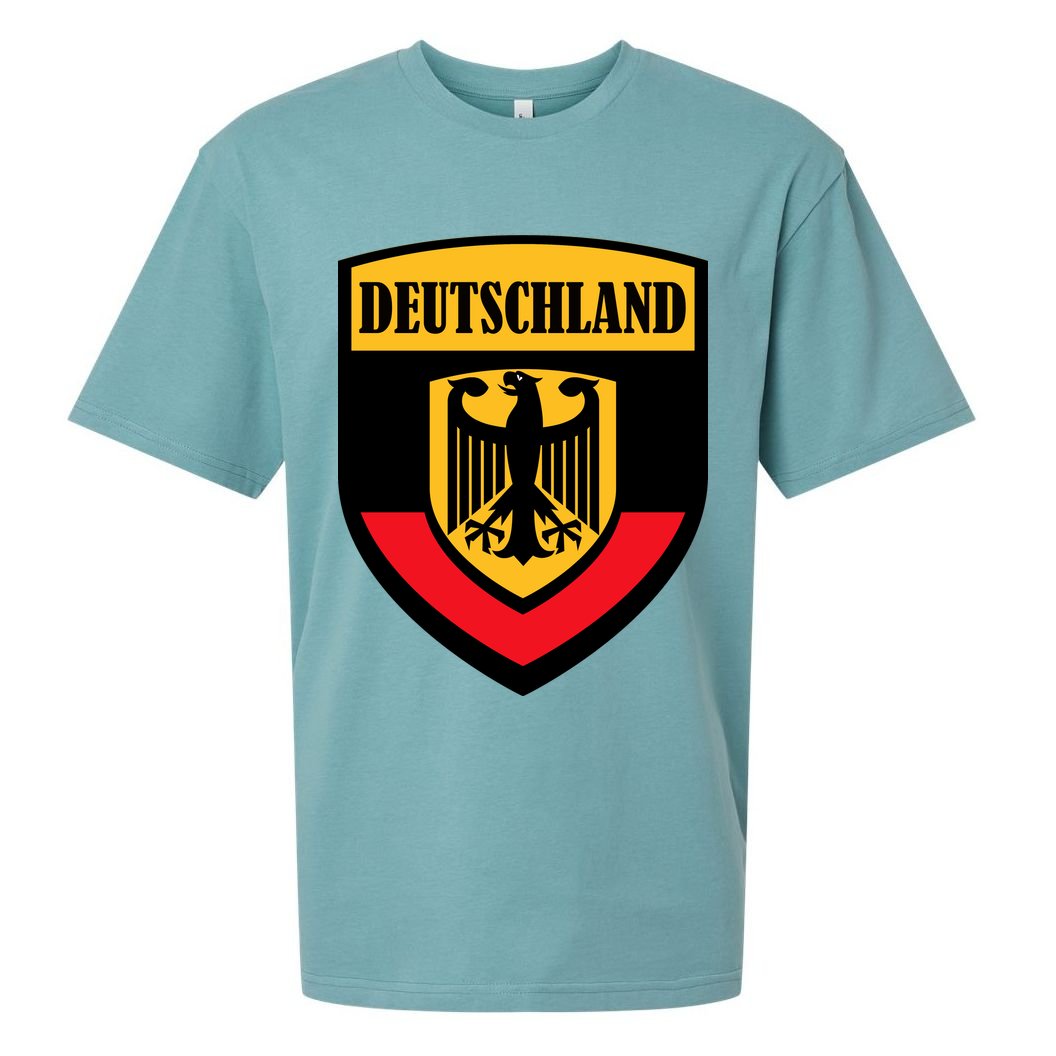 Deutschland Germany Crest Sueded Cloud Jersey T-Shirt
