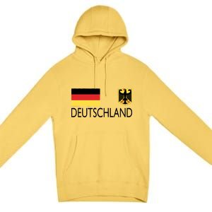 Deutschland Germany Soccer Premium Pullover Hoodie